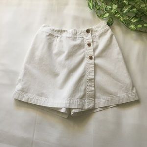 Half Button Down Skort